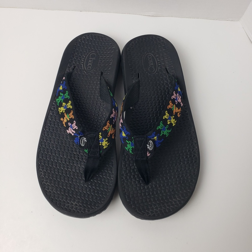 Chacos Grateful Dead Dancing Bears Womens Size 8 Black Sandals - Picture 10 of 16